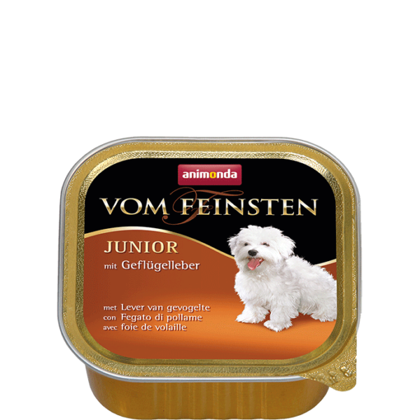 ANIMONDA Vom Feinsten Junior szalka z wątróbką drobiową 150g