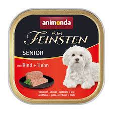 ANIMONDA Vom Feinsten Senior szalka z wołowiną i kurczakiem 150g