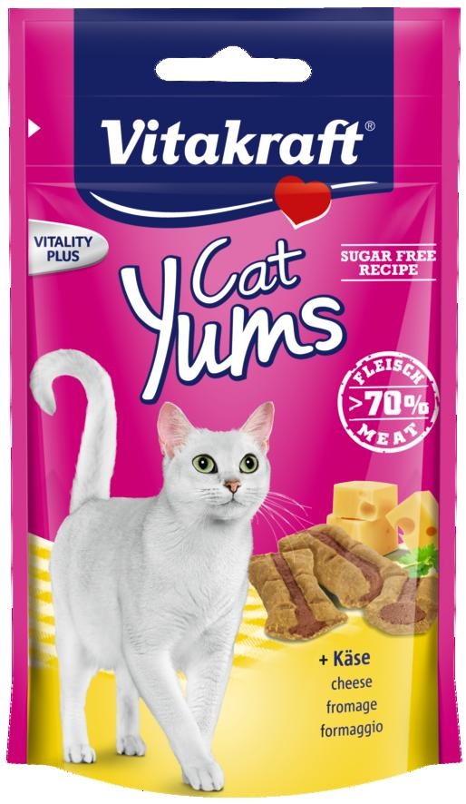 VITAKRAFT CAT YUMS przysmak dla kota, ser 40g