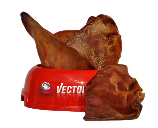 VECTOR-FOOD Uszy wieprzowe duże [S40] 10szt