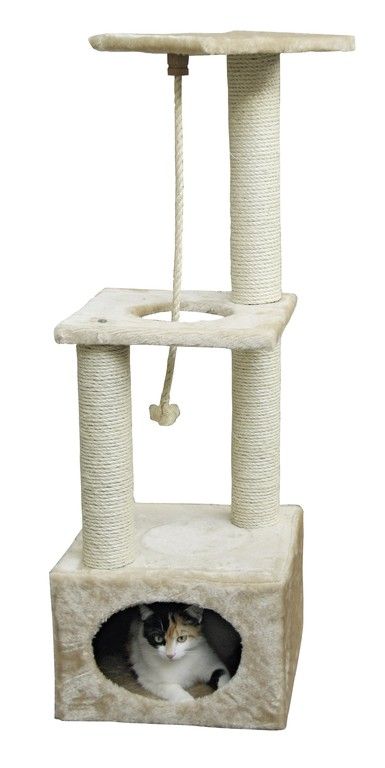 KERBL Drapak dla kota Platin Pro, beżowy 106cm [84466]