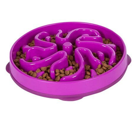 FUN FEEDER Miska plastikowa spowalniająca jedzenie LARGE fiolet [51003]