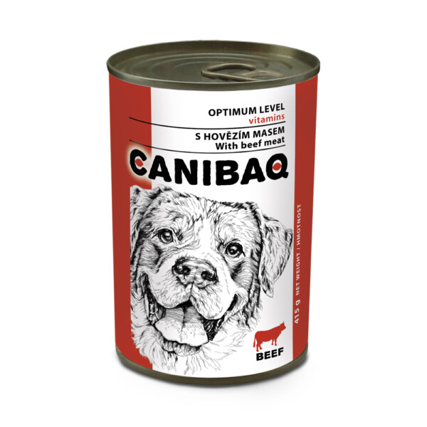 CANIBAQ Classic konserwa dla psa - wołowina 415g